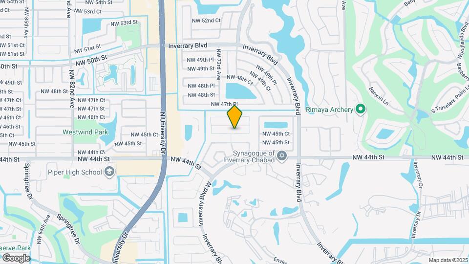 7151 NW 45th Ct Map and Location Details