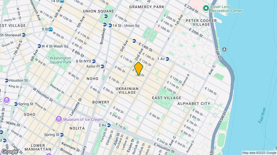 331 E 9th St Map and Location Details