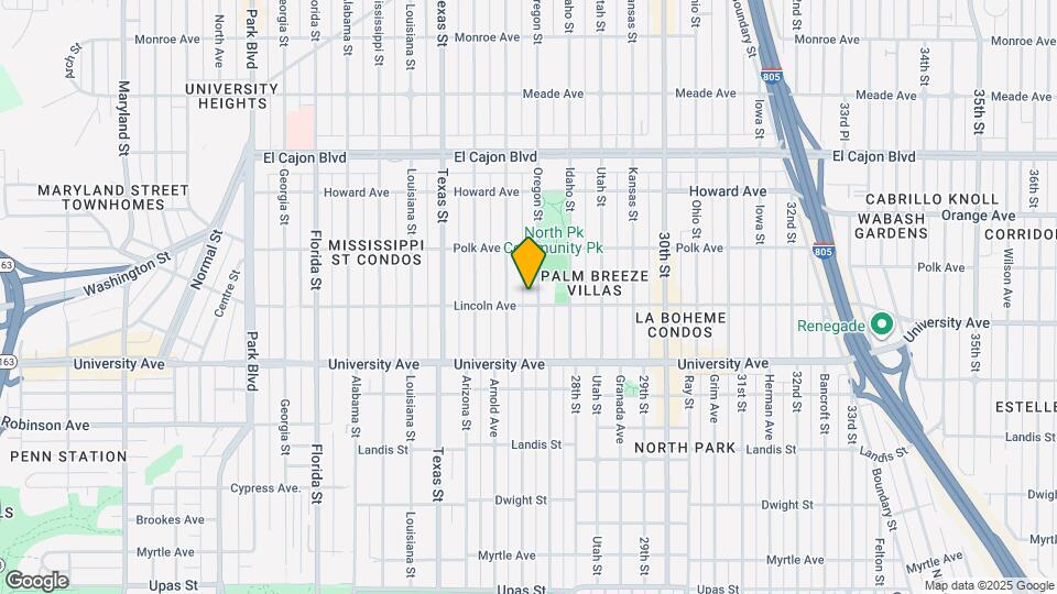 4012 Oregon St Map and Location Details