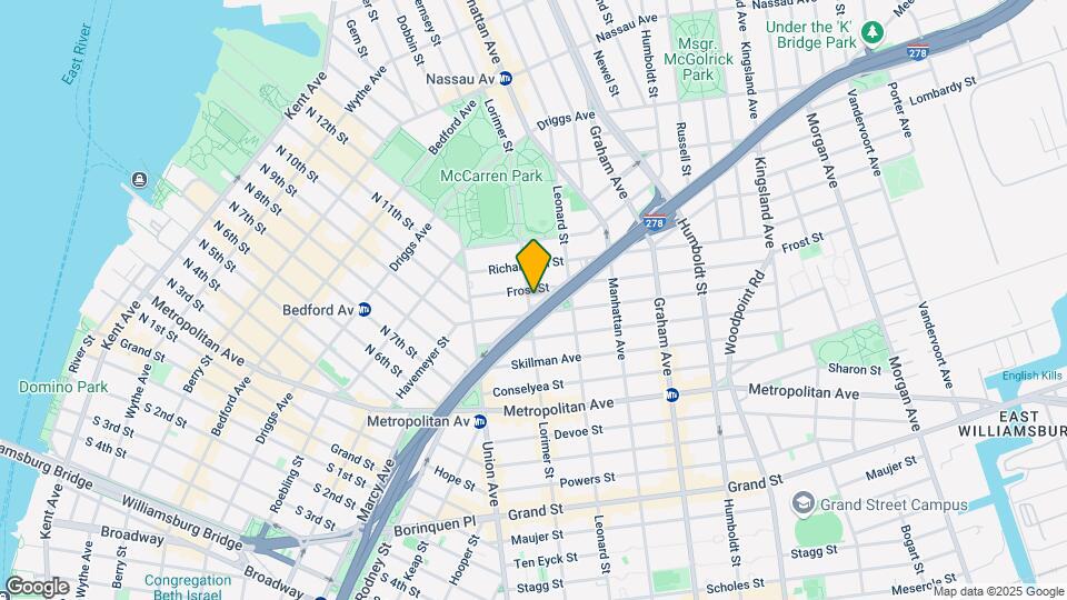 684 Lorimer St Mapa y Detalles de la Ubicación