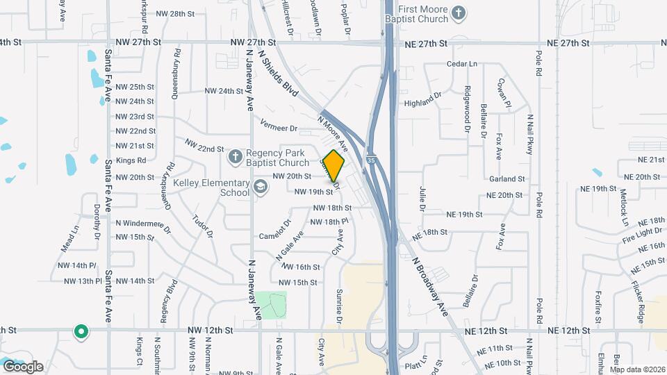 601 NW 19th St Mapa y Detalles de la Ubicación