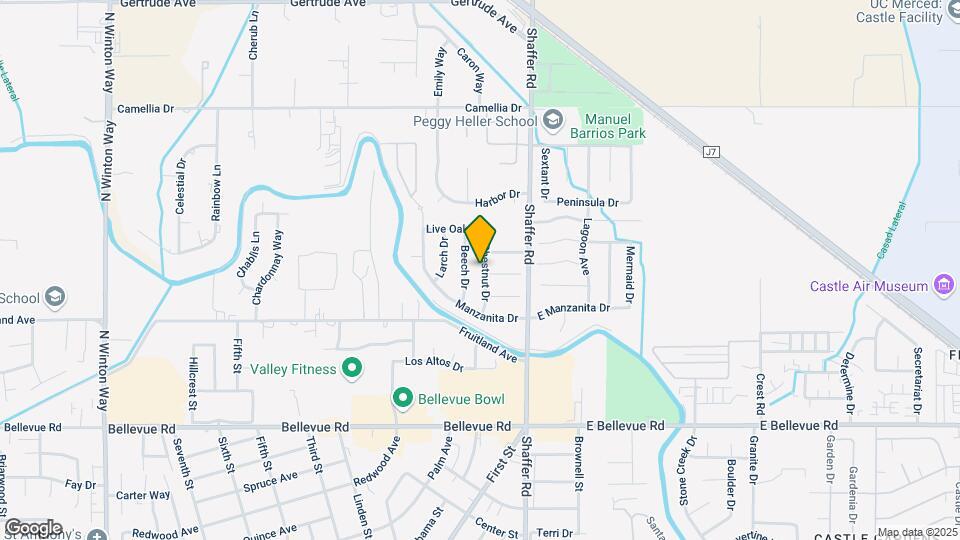 3101 Chestnut Dr Map and Location Details