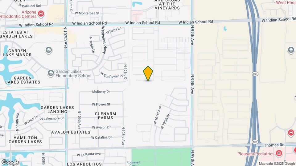 10203 W Crittenden Ln Map and Location Details