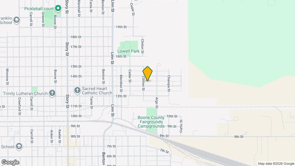 1615 13th St Map and Location Details
