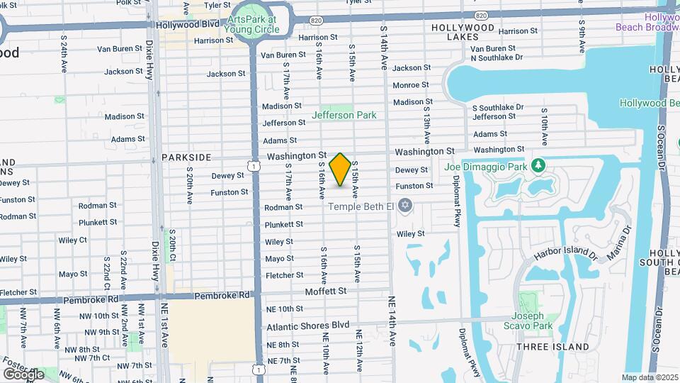 1516 Funston St Map and Location Details
