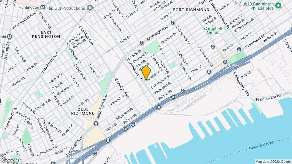 2603 E Somerset St Map and Location Details