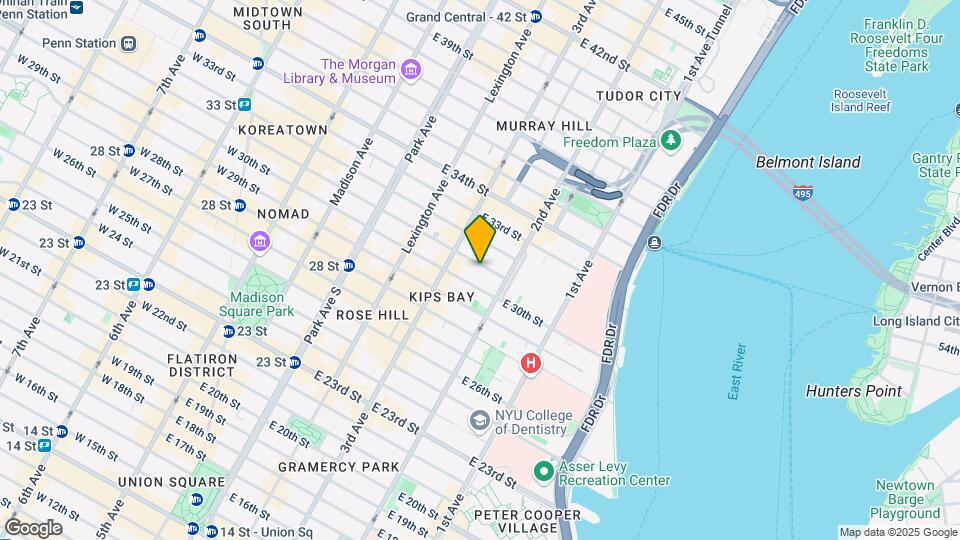 248 E 31st St Map and Location Details