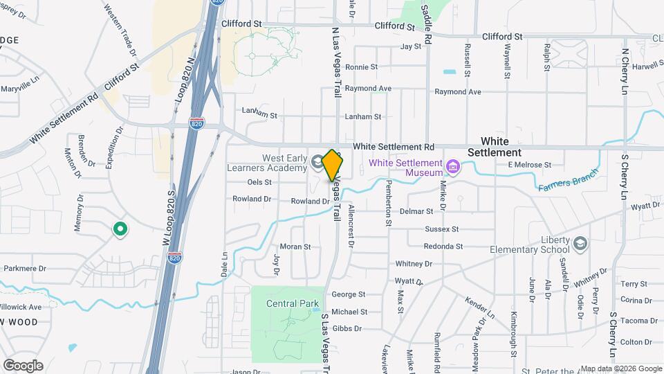 208 S Las Vegas Trail Map and Location Details