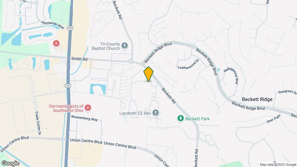 The Preserve at Beckett Ridge Apartments and Townhomes Map and Location Details