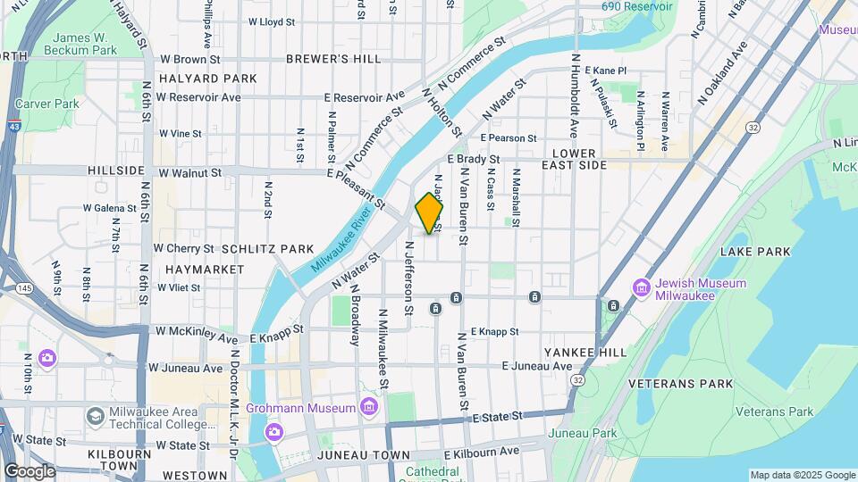 1531 N Jackson St Map and Location Details