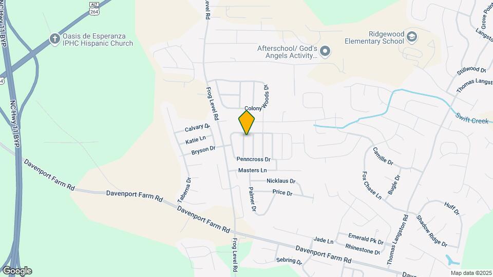 3505 Palmetto Dr Map and Location Details