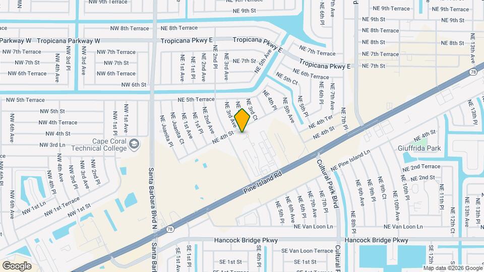 434 NE 3rd Ave Mapa y Detalles de la Ubicación