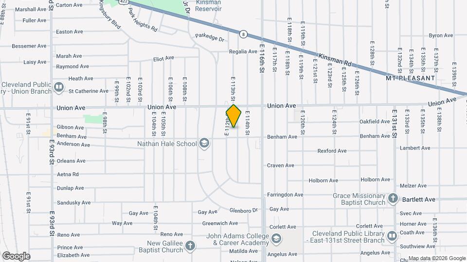 3554 E 113th St Map and Location Details