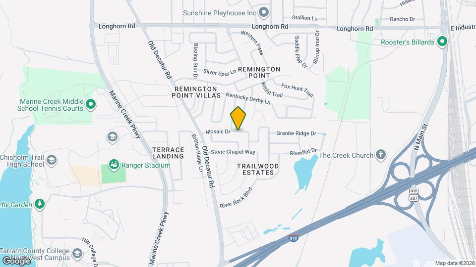 969 Mosaic Dr Map and Location Details