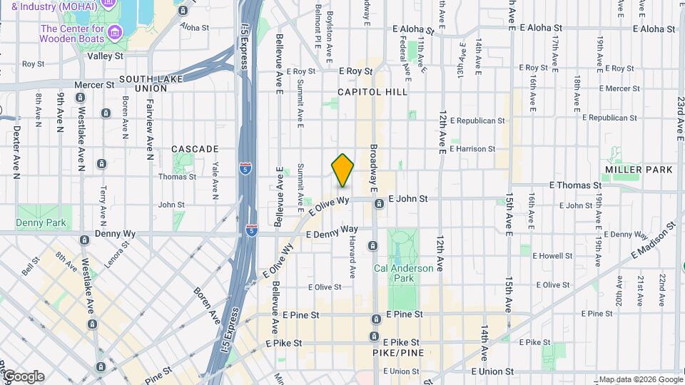 208 Boylston Ave E, Unit #1 Map and Location Details