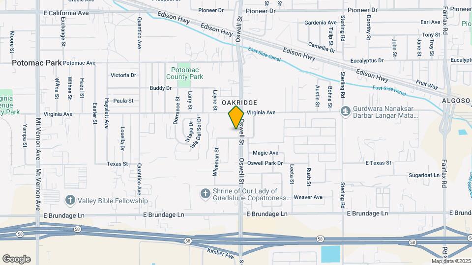 308 Oswell St Map and Location Details