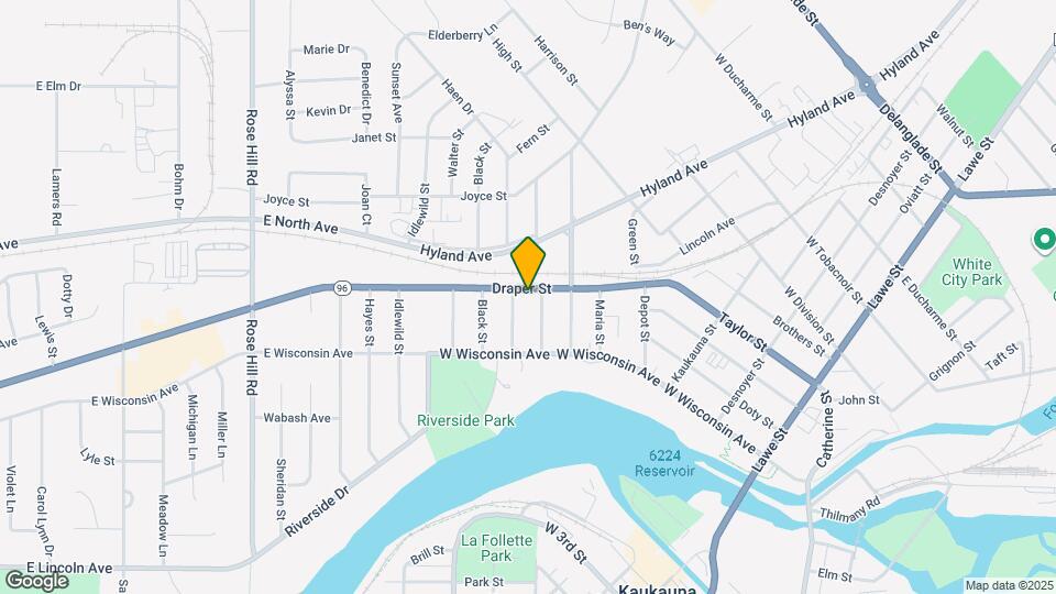 705 Draper St Map and Location Details