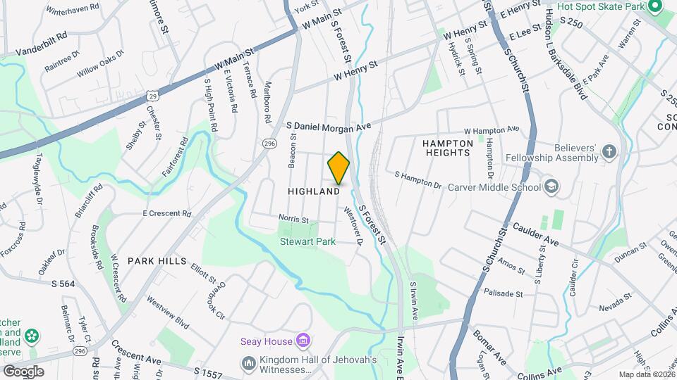 423 Bethlehem Dr Map and Location Details