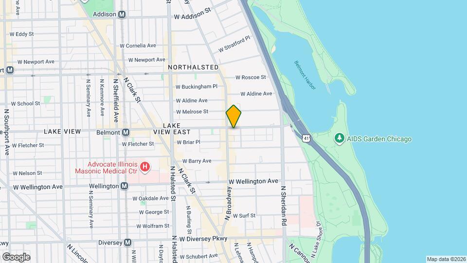 545 W Belmont Ave, Unit J3 Map and Location Details