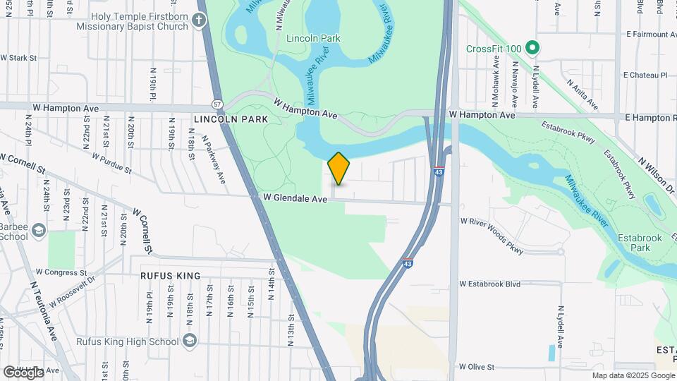 4616 N River Park Blvd Map and Location Details