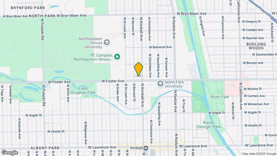 3412 W Foster Ave Map and Location Details