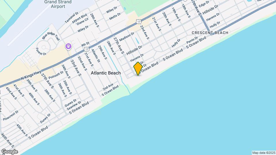 2609 S Ocean Blvd Map and Location Details