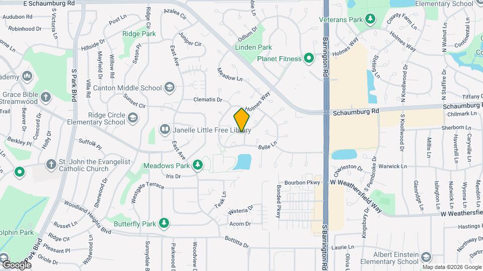 172 Crescent Ln Map and Location Details