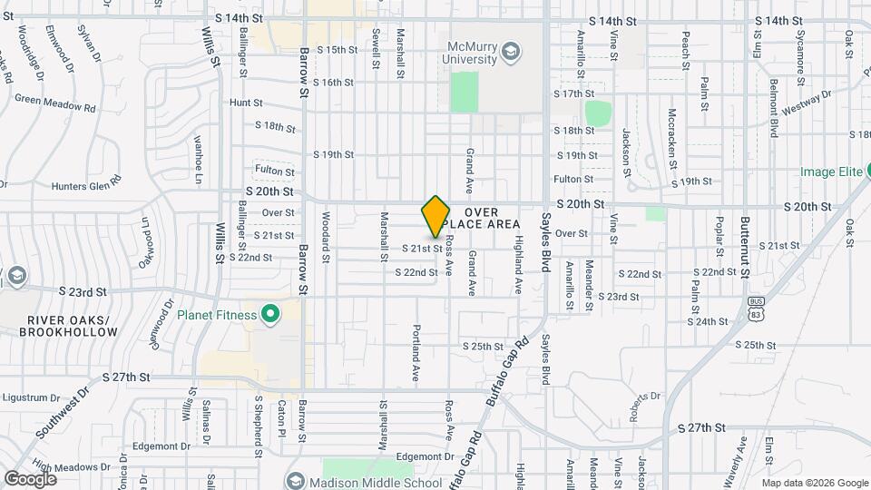 2522 S 21st St Map and Location Details