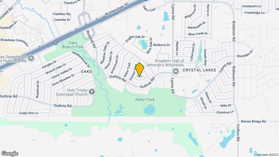 3717 Red Oak Dr Map and Location Details