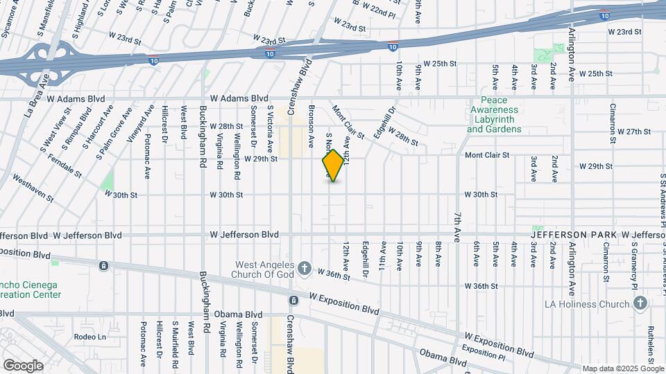 2944 S Norton Ave Map and Location Details