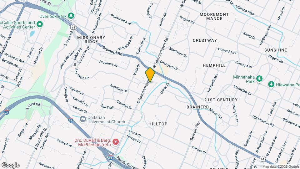 22 S Germantown Rd Map and Location Details