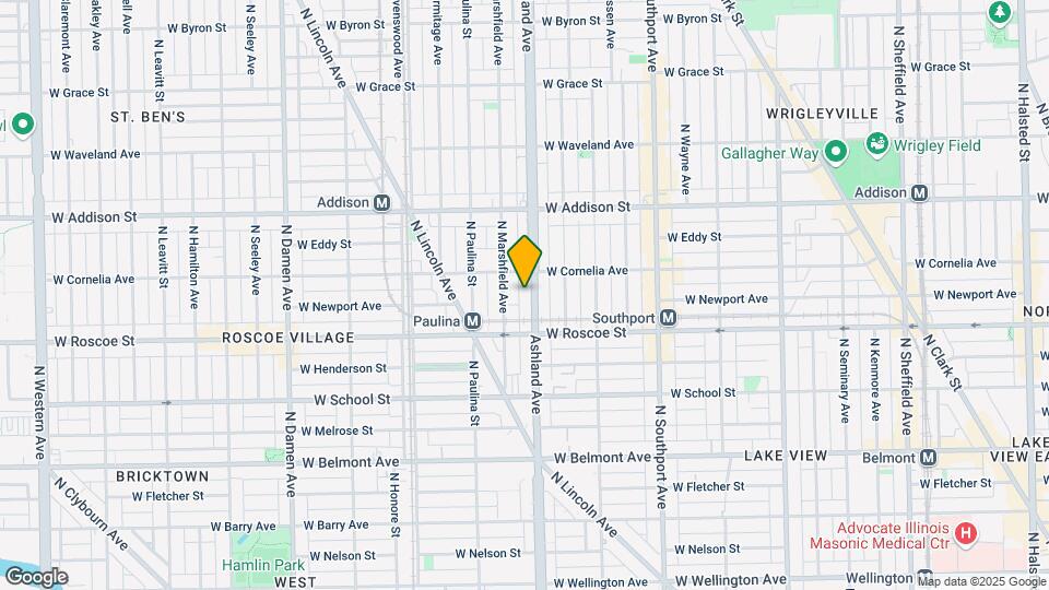 3436 N Ashland Ave Map and Location Details