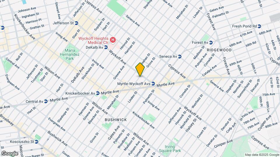 380 Grove St Mapa y Detalles de la Ubicación