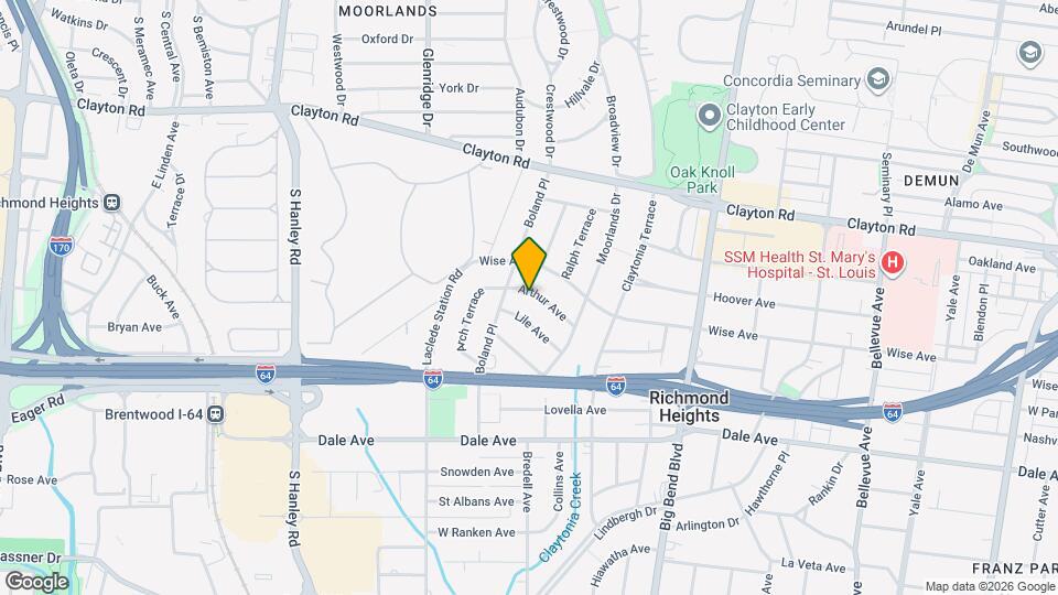 7726 Arthur Ave Map and Location Details