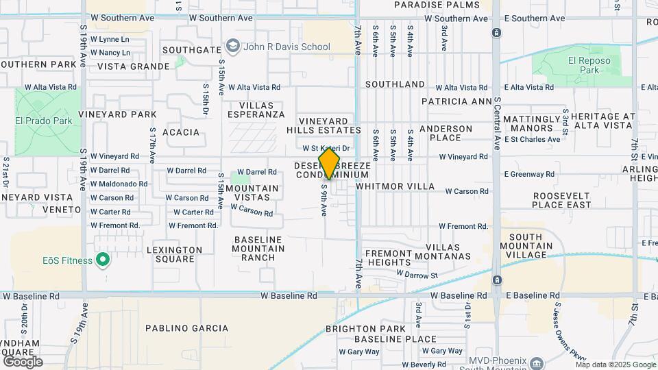 6917 S 9th Ave Mapa y Detalles de la Ubicación