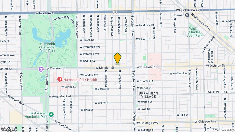 2504 W Division St, Unit 3 Mapa y Detalles de la Ubicación