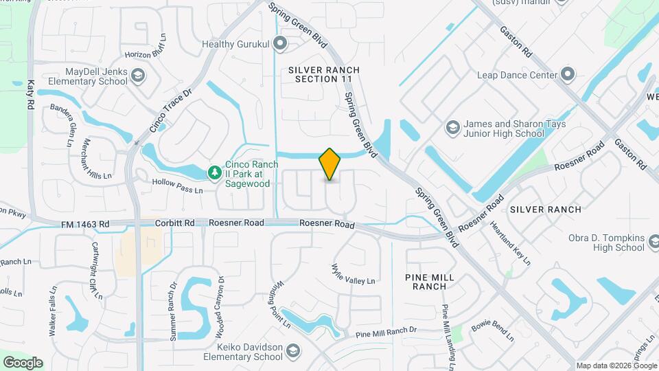 3303 Windsor Ranch Ln Map and Location Details