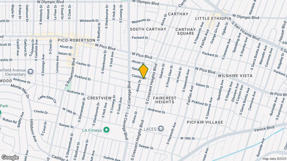 6082 Cashio St Map and Location Details