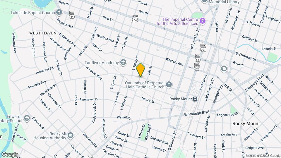 621 Hammond St Map and Location Details