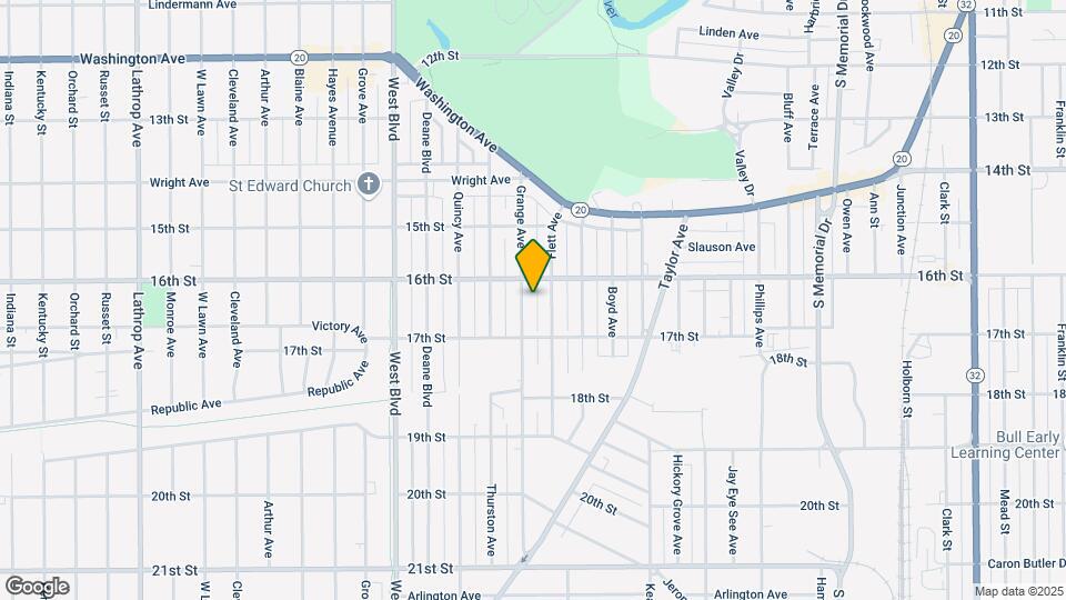 1617 Grange Ave Map and Location Details