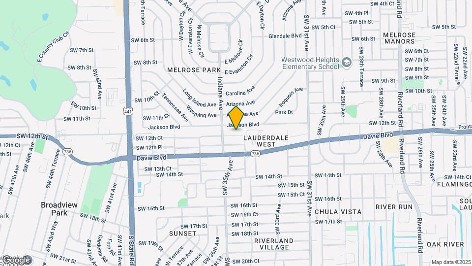 3413 SW 12th Ct Map and Location Details