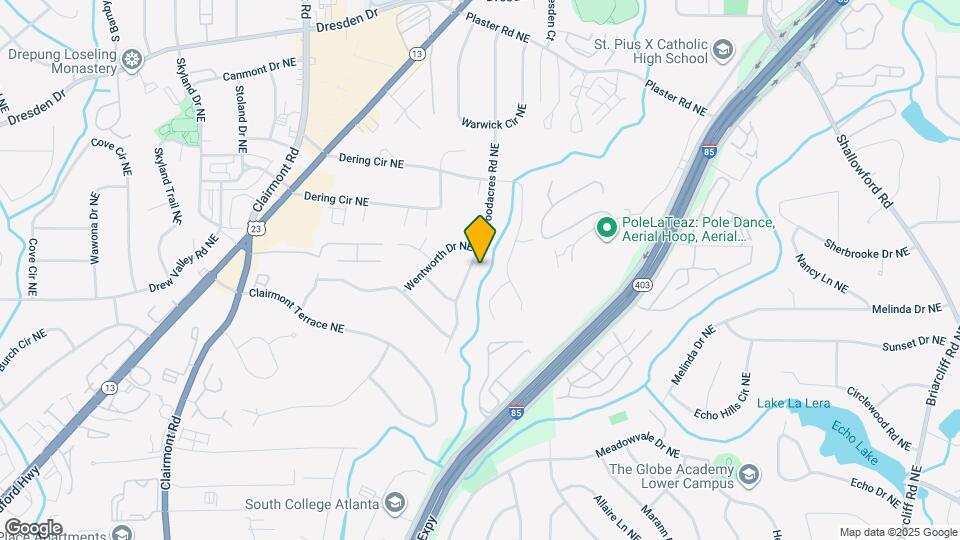 2435 Woodacres Rd NE Map and Location Details