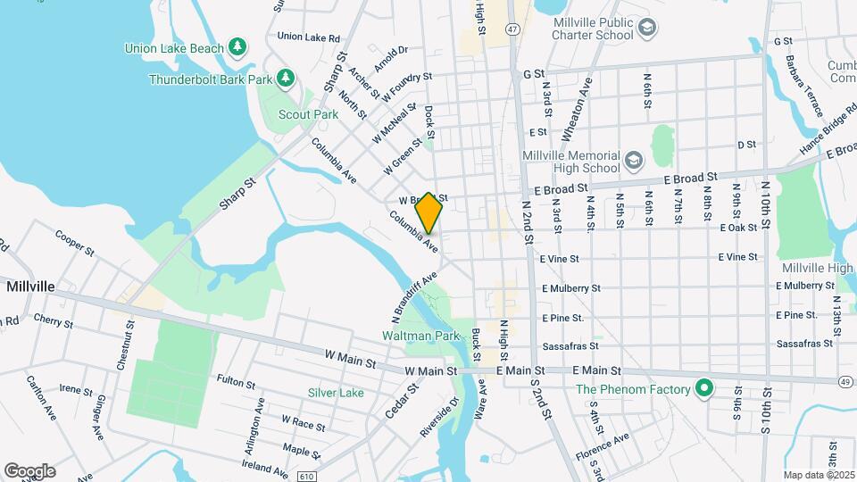 517 Columbia Ave Map and Location Details