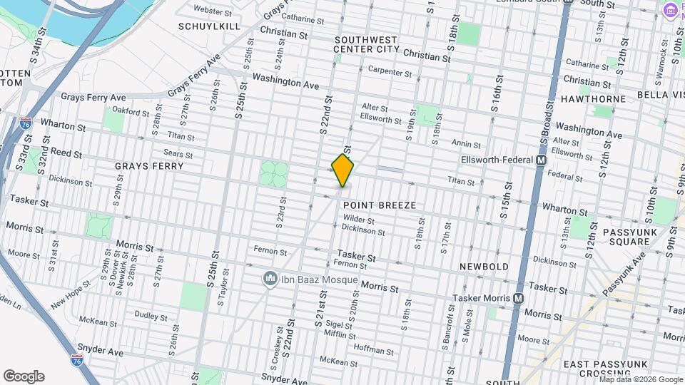 1325 S 21st St Map and Location Details