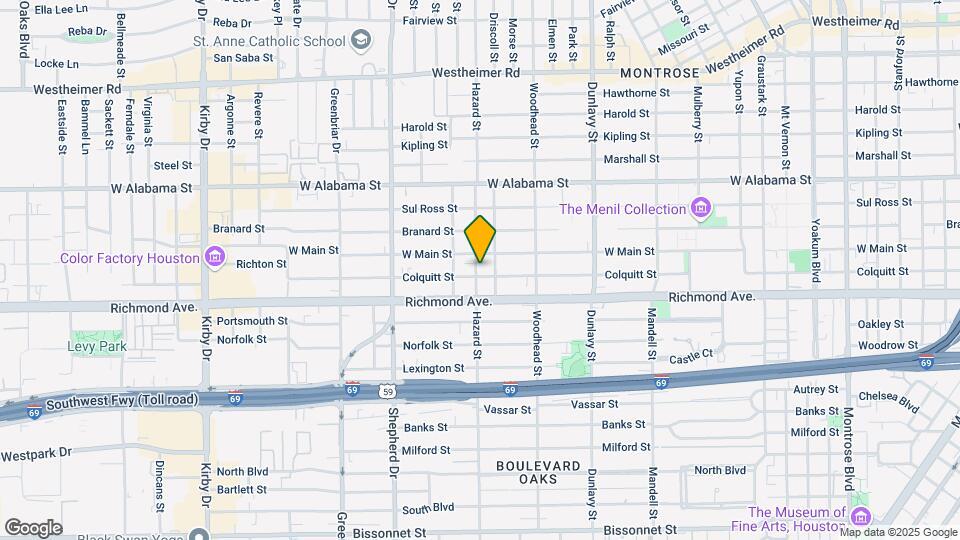 Colquitt North Apartments Mapa y Detalles de la Ubicación