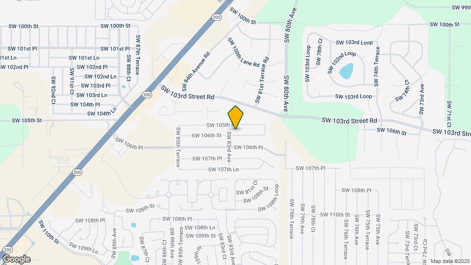 8277 SW 106th St Map and Location Details