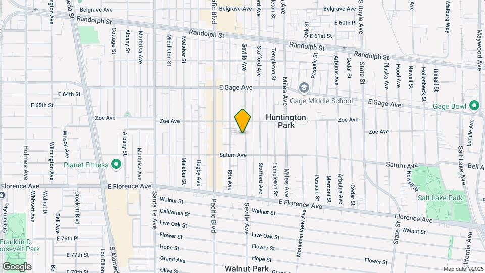 6719 Seville Ave Map and Location Details