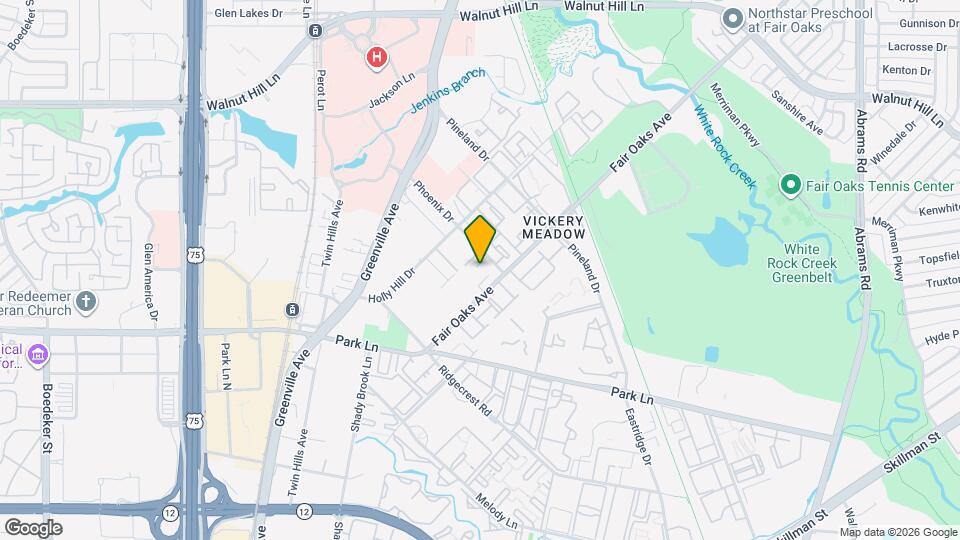 7145 Fair Oaks Ave Map and Location Details