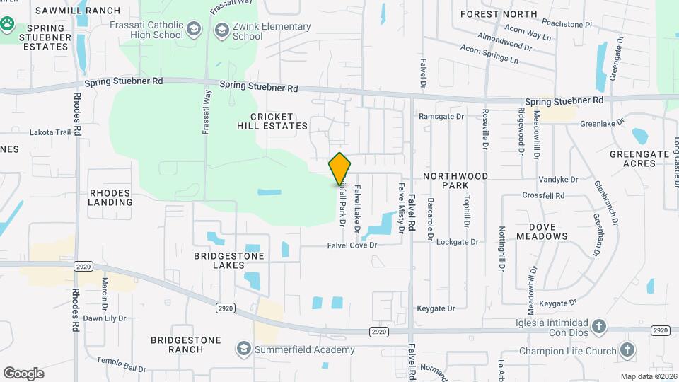 21631 Rainfall Park Dr Map and Location Details