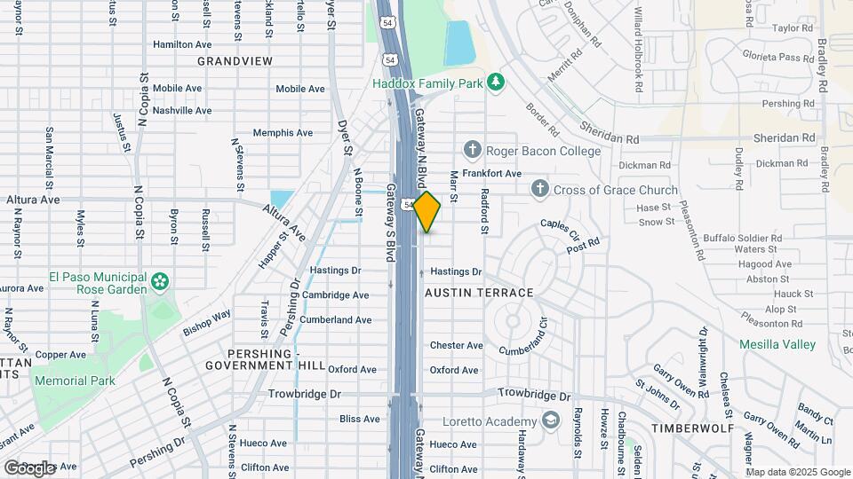 4301 Altura Ave Map and Location Details